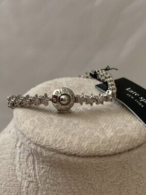 KATE SPADE Space Cadet Star Tennis Bracelet in Silver
